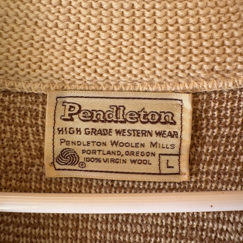 Pendleton Vintage 70s  Chief Joesph Cardigan 100 %Virgin Wool - Picture 6 of 10